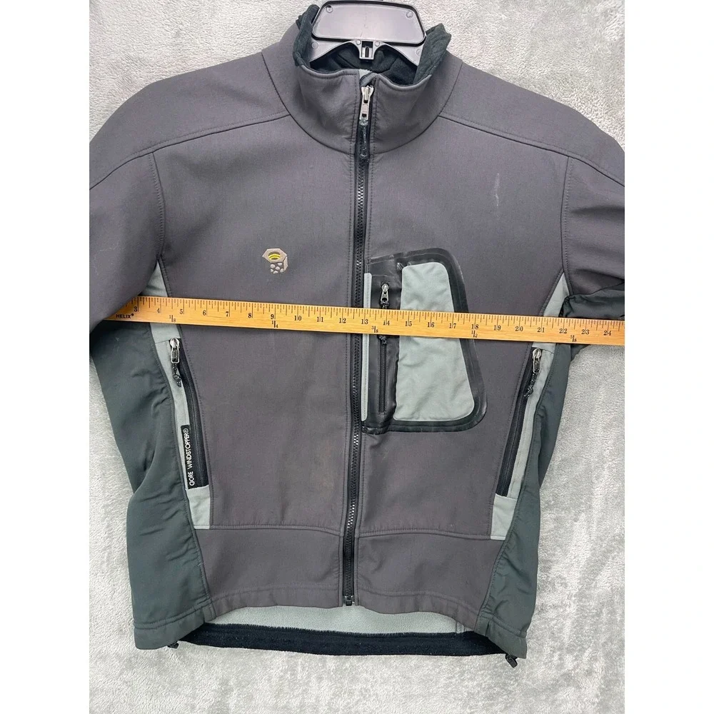 VTG Mountain Hardwear‎ Men's Jacket Medium Gray Gore Wind Stopper Soft Shell